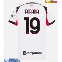 AC Milan Youssouf Fofana #19 Replica Away Shirt Ladies 2025-26 Short Sleeve